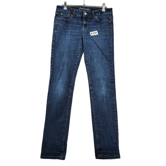 Aeropostale Jeans Women's Bayla Medium Wash Straight Leg Blue 8 - Picture 2 of 11